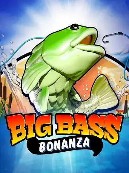Big Bass Bonanza — слот у каталозі Topmatch: окунь, що вистрибує з води за гачком