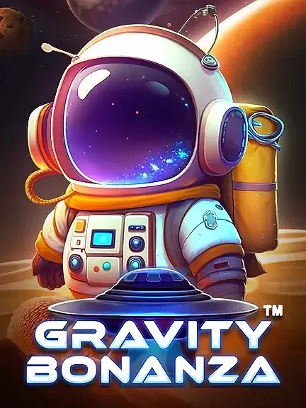 Gravity Bonanza — слот у каталозі Topmatch: астронавт у шоломі поруч із планетою
