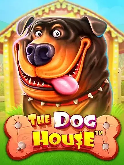 The Dog House — слот у каталозі Topmatch: рудий пес біля будки з кісткою